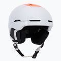 Lyžařská helma POC Obex Connect hydrogen white/fluorescent orange avip