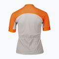 Dámský cyklistický dres POC Essential Road Logo zink orange/granite grey 2