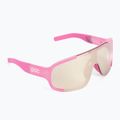 Brýle na kolo POC Aspire actinium pink translucent/clarity trail silver