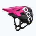 Cyklistická přilba POC Kortal Race MIPS fluorescenční růžová/uranium černá matná 8