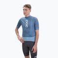 Pánský cyklistický dres POC Essential Road Logo calcite blue/mineral blue