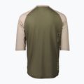 Pánský cyklistický dres POC MTB Pure 3/4 epidote green/light sandstone beige 2