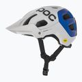 Cyklistická helma  MTB POC Tectal Race MIPS hydrogen white/opal blue metallic matt 5