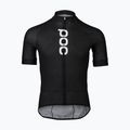 Pánský cyklistický dres POC Essential Road Logo uranium black 5