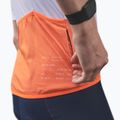 Pánský cyklistický dres POC Essential Road Logo granite grey/zink orange 5