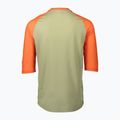 Pánský cyklistický dres POC MTB Pure 3/4 prehnite green/zink orange 2