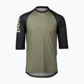 Pánský cyklistický dres POC MTB Pure 3/4 epidote green/uranium black