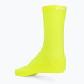 Cyklistické ponožky POC Fluo Sock Mid fluorescenční žlutá/zelená 2