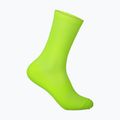 Cyklistické ponožky POC Fluo Sock Mid fluorescenční žlutá/zelená 5