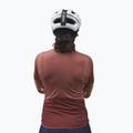 Dámský cyklistický dres POC Essential Road Logo himalayan salt/garnet red 2