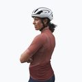 Dámský cyklistický dres POC Essential Road Logo himalayan salt/garnet red 3