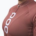 Dámský cyklistický dres POC Essential Road Logo himalayan salt/garnet red 4