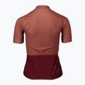 Dámský cyklistický dres POC Essential Road Logo himalayan salt/garnet red 6