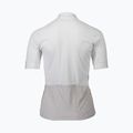 Dámský cyklistický dres POC Essential Road Logo hydrogen white/granite grey 6