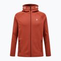 Pánská treková mikina Peak Performance Rider Zip Hood spiced