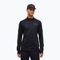 Pánská fleecová mikina Peak Performance Trail Polartec Power Grid Half Zip black