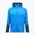 Pánská mikina Peak Performance Rider Essentials Zip Hood Azure Ascent/Mountain Lake