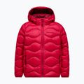 Dětská péřová bunda Peak Performance Helium Down Hood Jacket Tech Burgundy/Vertical Zenith