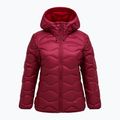 dámská péřová bunda Peak Performance Helium Down Hood vertical zenith/tech burgundy 5