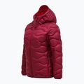 dámská péřová bunda Peak Performance Helium Down Hood vertical zenith/tech burgundy 7