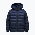Pánská péřová bunda Peak Performance Tomic Insulated Hood Jacket blue shadow