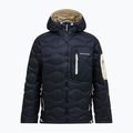 Pánská péřová bunda Peak Performance Helium Utility Down Hood black/sand fog