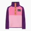 Dětská fleecová mikina Didriksons Monte Half Button light heather pink 8