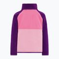 Dětská fleecová mikina Didriksons Monte Half Button light heather pink 9