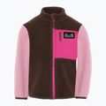 Dětská fleecová mikina Didriksons Antenna 2 Fz oyster pink