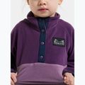 Dětská fleecová mikina Didriksons Monte 6 Half Button northern purple 7