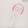 Tenisová raketa Wilson Six.One Lite 102 CVR červeno-bílá WRT73660U 8