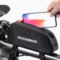Cyklistická brašna na rám Rockbros 039BK Bike Tube Bag 1 l black 9