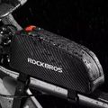 Cyklistická brašna na rám Rockbros 039BK Bike Tube Bag 1 l black 10