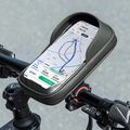 Taška na řídítka na kolo Rockbros 301101770001 WP Bike Phone Bag for 6.7" black 8