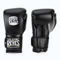 Boxerské rukavice Cleto Reyes Velcro Sparring black silver