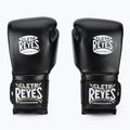 Boxerské rukavice Cleto Reyes Velcro Sparring black silver 2