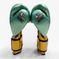 Boxerské rukavice  Cleto Reyes Velcro Sparring metalic green/gold wbc 2