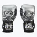 Boxerské rukavice  Cleto Reyes Velcro Sparring silver/black 2