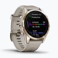 Sportovní hodinky Garmin Fenix 7S Sapphire Solar Hrm Elevate Ox zlaté 010-02539-21 3