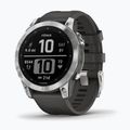 Sportovní hodinky Garmin Fenix 7 Hrm Elevate Ox stříbrné 010-02540-01