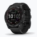 Sportovní hodinky Garmin Fenix 7 Sapphire Solar Hrm Elevate Ox černé 010-02540-35