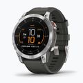 Sportovní hodinky Garmin Epix 2 Hrm Elevate Ox stříbrné 010-02582-01