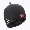 Zimní čepice ODLO Polyknit Fan Warm black/Norwegian flag