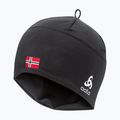 Zimní čepice ODLO Polyknit Fan Warm black/Norwegian flag 2