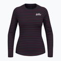 Dámské termo tričko longsleeve  ODLO Warm Originals Stripes Bl Top Crew Neck dark saphire 4