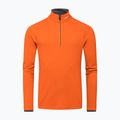 KJUS pánská lyžařská mikina Feel Half-Zip oranžová MS25-E06