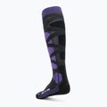 Lyžařské ponožky X-Socks Ski Control 4.0 charcoal melange/purple 2