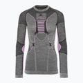 Dámské termotriko X-Bionic Apani 4.0 Merino šedá/fialová APWT06W19W