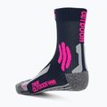 Dámské trekové ponožky X-Socks Trek Outdoor midnight blue/pink/lt grey melange 2