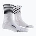 Cyklistické ponožky X-Socks Bike Race 4.0 artcic white/dot/stripe